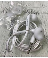 Wired Headset Earphone for 3.5mm Jack White OEM - £9.46 GBP