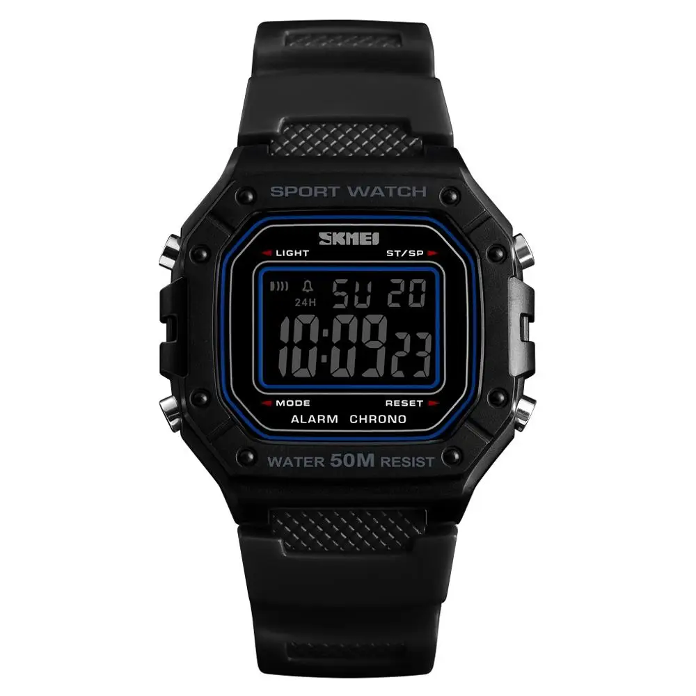 Outdoor Sport Watch Men Digital Watches 5Bar Waterproof Alarm Clock Fash... - $23.57