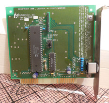 Vintage Logitech Inc 270120 DZLPMIC2 Isa 8 Bit Mouse Adapter Board 1990 - £28.84 GBP