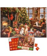 Christmas Advent Calendar 2025 Fireplace Jigsaw Puzzle 1000pc 27.6x19.7in - $26.09 CAD