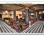 Imperial Hotel Lobby Interior Portland OR Oregon UNP WB Postcard N19 - $3.91