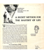 1949 Rosicrucians Secret Order Advertisement AMORC Society Antique DWU16B - $28.05 CAD