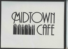 Midtown Cafe Menu 19th Ave South Nashville Tennessee 1990&#39;s - $17.82