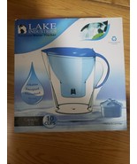 Lake Industries plastic alkaline water pitcher BPA free w replaceable ca... - $734.82 MXN