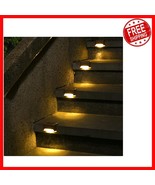 Illuminate Your Garden with 12 Solar-Powered Waterproof Deck Lights - Wa... - $609.43 MXN