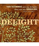 Stretched Canvas Print Your Testimonies Are 12 x 12 x 1 inches - €8,49 EUR