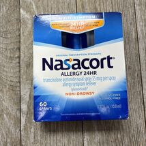 Nasacort Allergy 24HR Nasal Spray ( 60 Sprays ) 37 Fl. OZ. - Exp 09/2025 - $10.40