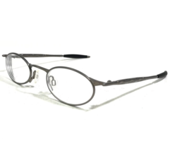 Vintage Oakley Michael Jordan OO Eyeglasses Frames Matte Silver Oval 46-22-133 - $159.01
