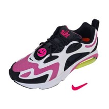 Nike Air Max 200 Women Running Atlhetic Shoes CU4745 001 Mesh Black Pink... - £64.10 GBP