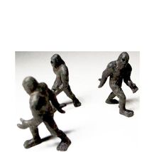 3 Toy Bigfoot Figure Game Pcs 12050 Sasquatch Micro-mini Dollhouse Miniature - £3.54 GBP
