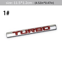 DSYCAR 1Pcs 3D  210 220 TURBO Car Side  Rear Trunk Emblem  Sticker Decal - £71.66 GBP