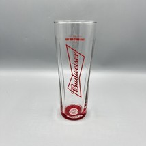 Vintage Budweiser This Bud&#39;s For You 12oz Tall Red Bottom Signature Beer... - £7.90 GBP