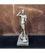 Pharaonic king Tutankhamun fisher man Heavy Bronze Statue, ancient Egypt... - $249.00