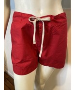 Gap Red Flat Front Shorts, Women&#39;s Size M - $14.32 CAD