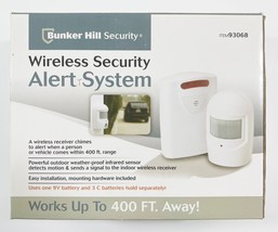 Bunker Hill Security Wireless Driveway Alert System New Range 400 Ft. In... - $533.82 MXN