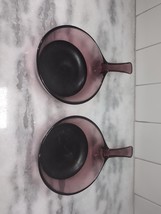 Corning Ware Visions Cranberry Glass Non-Stick Bottom 0.5l Sauce Pan-NO ... - $17.82