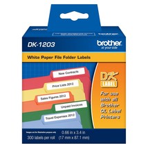 Brother DK-1203 File Folder Label Roll - £11.79 GBP