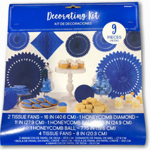 Amscan - 249263 White Damask Wedding Decorating Kit - 9 Piece Kit - White - £10.36 GBP