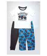 Carter&#39;s Boy&#39;s Monster Truck Rally 3-Piece Bedtime Pajama Set - $20.24