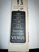 Vintage Venus Quality Pen Print Magazine Advertisement 1946 - $5.46 CAD