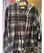 Old Navy Hooded Flannel Shirt Men's Extra Large - $15.00