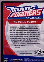 Transformers Animated The Battle Begins Optimus Prime Vs. Megatron DVD,TV-Y7 - £14.20 GBP