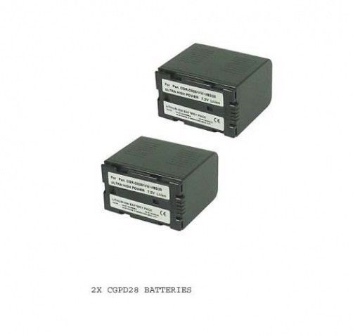 2X Batteries for CGP-D28 CGP-D28A CGP-D28A/1B CGR-D28 CGR-D28S CGR-D320 CGR-D20A - £42.42 GBP