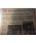 Vtg The Grand Rapids Press MI A Guide To Spotting Election Trends Nov 2 ... - $9.59 CAD