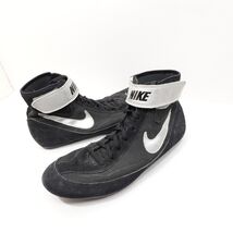 Nike Wrestling Shoes Men Size 10.5 Black Speedsweep Athletic Sneakers - $26.99