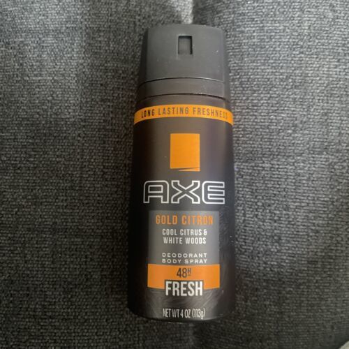Primary image for Axe Gold Citron Body Sprays Cool Citrus and White Woods Scent All-Day Fresh