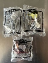 STAR WARS The Clone Wars Happy Meal Toys McDonalds Lot of 6, 7, and 17 - £12.78 GBP