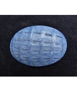 Vintage Moc-Croc Leather BUCKLE Exotic Powder Blue fits up to 1.75&quot; west... - €17,39 EUR