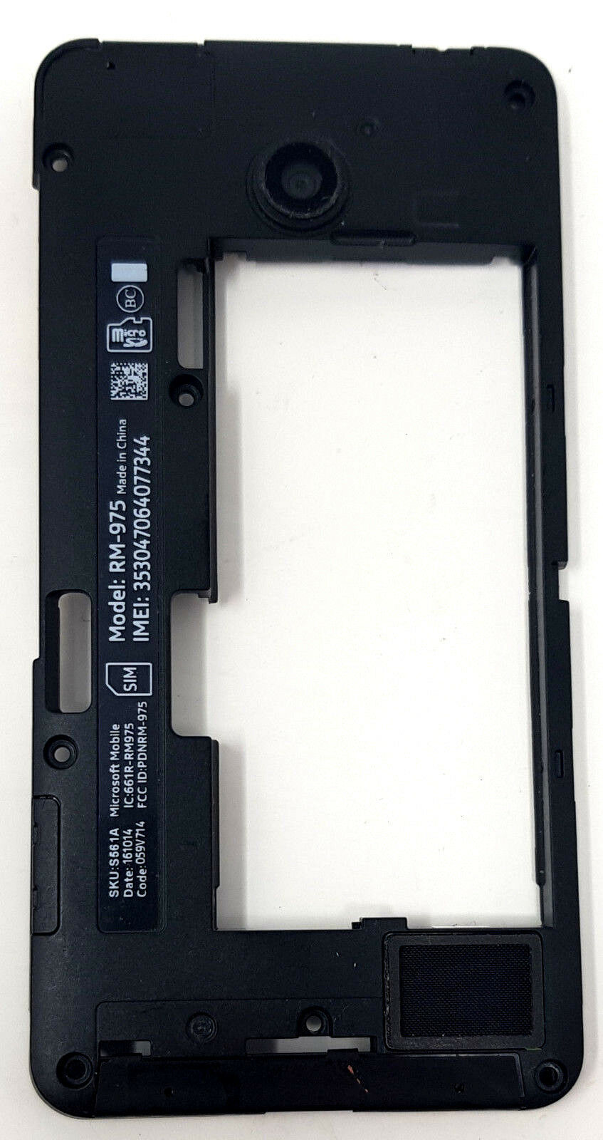 OEM Back Housing Midframe Camera Lens Replacement For Nokia Lumia 635 RM-975 - $5.36