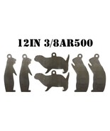 12&quot; Steel Shooting Targets - 3/8&quot; AR500 Prairie Dog Animal Silhouette Ha... - $2,718.74 MXN