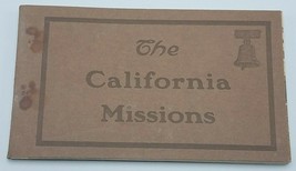 Vintage Sepia Photo Postcard Book The California Missions O. Newman Co. ... - £39.63 GBP