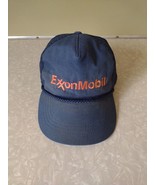 1980s 1990s Exxon Mobil Oil Gas Station Snapback Hat Cap Trucker Mesh Ro... - £14.56 GBP