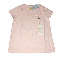 Cat &amp; Jack “Candy Cane Heart” Short Sleeve Girls Size S (6-6X) - $107.30 MXN