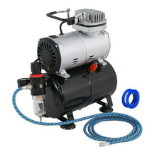 Thermally Protected 1/5 Hp Air Compressor Kit W/3L Air Tank Maintenance Free - £94.57 GBP