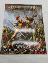 Warhammer Age Of Sigmar Start Here War At Amberstone Watch Book - £19.22 GBP