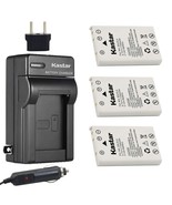 Kastar Battery 3-Pack + Charger Kit Replacement for Nikon EN-EL5, MH-61 ... - $31.99