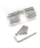 20Pcs M6 Torx Button Head Security Screws Kit with T30 Wrench, Stainless... - $25.02