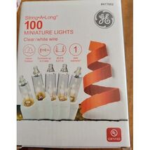 Ge String-A-Long 100-Ct. Clear Incandescent Christmas String Lights Whit... - $20.99