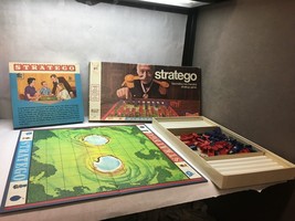 Vintage Stratego Board Game Original Box 1975 Milton Bradley All Pieces Included - £39.56 GBP