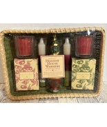 NOS Bath &amp; Body Works Holiday House Warmers Candles Soap Basket Cinnamon... - £10.95 GBP