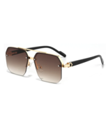 Women's Retro-Style Oversized Sunglasses: Metal Frame with Double Bridge... - $14.99