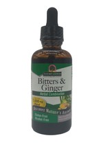 Nature&#39;s Answer Bitters &amp; Ginger Herbal Supplement, Alcohol-Free Digesti... - $15.67