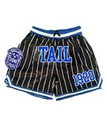 ZETA PHI BETA SORORITY BLACK LINE NUMBER SHORTS TAIL CLUB - $95.73 CAD
