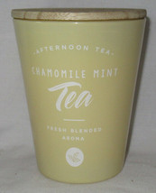 Kirkland&#39;s 11.2 oz Jar Candle up to 55 hrs Afternoon Tea CHAMOMILE MINT TEA - $28.02