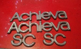 1992-1993-1994-1995-1996-1997-1998 Oldsmobile Achieva-Achieva Door Emblem X2 4pc - £11.68 GBP