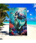 Seas the Day Mermaid Garden Flag – Vibrant Fantasy Décor 12X18 - $12.82
